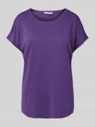 T-shirt van modalmix met ronde hals