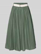 Midi-rok met plooien