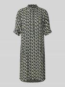 Knielange overhemdjurk van viscose