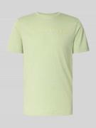 T-shirt met labelprint