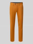 Regular fit chino met achterzakken