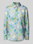 Regular fit blouse in all-over look
