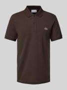 Slim fit poloshirt van puur katoen