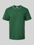 Regular fit T-shirt van katoenmix