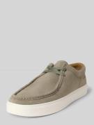 Mocassins met vetersluiting, model 'Apron'