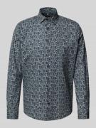 Regular fit zakelijk overhemd met kentkraag, model 'STEVEN'