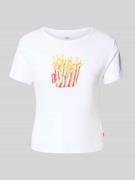 Regular fit T-shirt met logoprint, model 'Rickie'