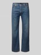 Relaxed fit jeans met logopatch, model '555'