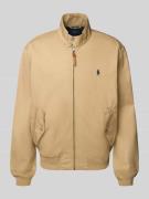 Windbreaker met opstaande kraag en klepzakken