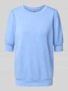 Sweatshirt met ribboorden, model 'BANU'