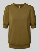 Sweatshirt met ribboorden, model 'BANU'