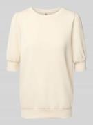 Sweatshirt met ribboorden, model 'BANU'