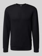 Regular fit sweatshirt van viscosemix, model 'EMANUEL'