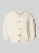 Gebreid jack met doorknoopsluiting, model 'Garance'