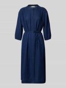 Loose fit vrijetijdsjurk van puur katoen