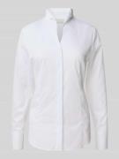 Overhemdblouse met kelkkraag, model 'Ruby'