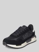 Sneakers van een mix van leer en textiel, model 'VINTAGE RUNNING'