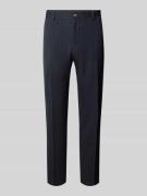 Slim fit pantalon met viscose, model 'PETER'