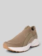 Slip-on sneakers met labeldetail, model 'SAMI'