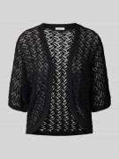 Loose fit bolero-cardigan van puur katoen