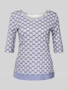 T-shirt met 1/2-mouwen