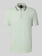 Poloshirt met korte ritssluiting