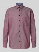 Modern fit zakelijk overhemd met kentkraag