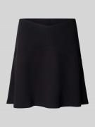 Uitlopende minirok van viscosemix