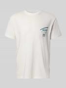 Regular fit T-shirt van puur katoen