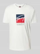 Regular fit T-shirt van puur katoen