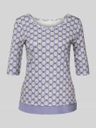 T-shirt met 1/2-mouwen