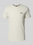 T-shirt met labelstitching