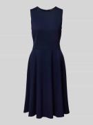 Knielange jurk van viscosemix, model 'Charley'