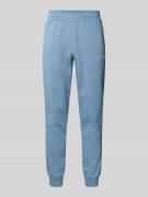 Sweatpants met labelstitching en elastische band