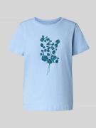 Regular fit T-shirt van puur katoen