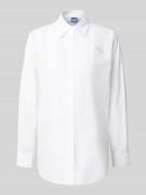Regular fit blouse met stitching, model 'Elisana'