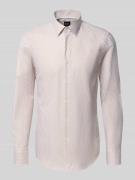 Slim fit zakelijk overhemd van puur katoen