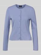 Gebreid jack van viscosemix met ronde hals