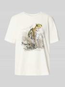 T-shirt met ronde hals