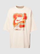 T-shirt met labelprint