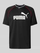 T-shirt met labelprint
