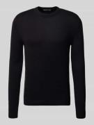 Gebreide pullover met ronde hals