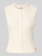 Tanktop met doorknoopsluiting