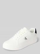 Sneakers met labeldetail
