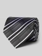 Zijden stropdas met all-over print (7 cm)