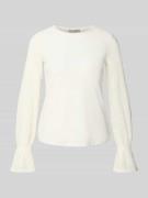 Lang shirt met ballonmouwen