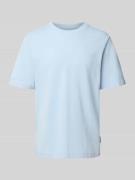 Regular fit T-shirt van katoenmix