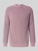 Gebreide pullover met ronde hals