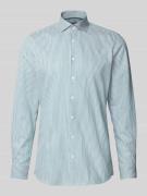 Slim fit zakelijk overhemd met kentkraag