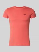 Slim fit T-shirt van puur katoen, model 'ESOGO'